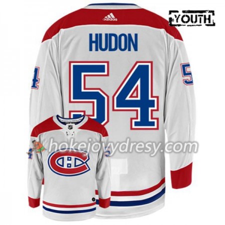 Dětské Hokejový Dres Montreal Canadiens CHARLES HUDON 54 Adidas Bílá Authentic